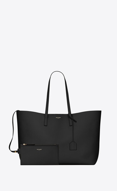 shopping bag saint laurent E/W in supple leather